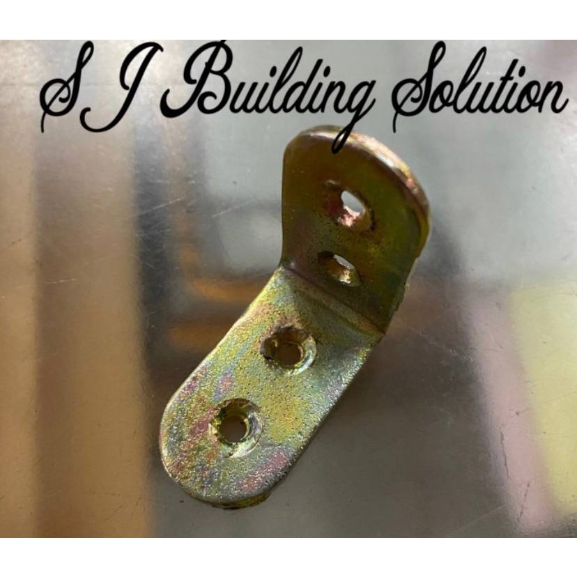 Plat Siku L 3.5 x 3.5 / Siku Penyangga Rak Kuningan Siku Plat Kecil