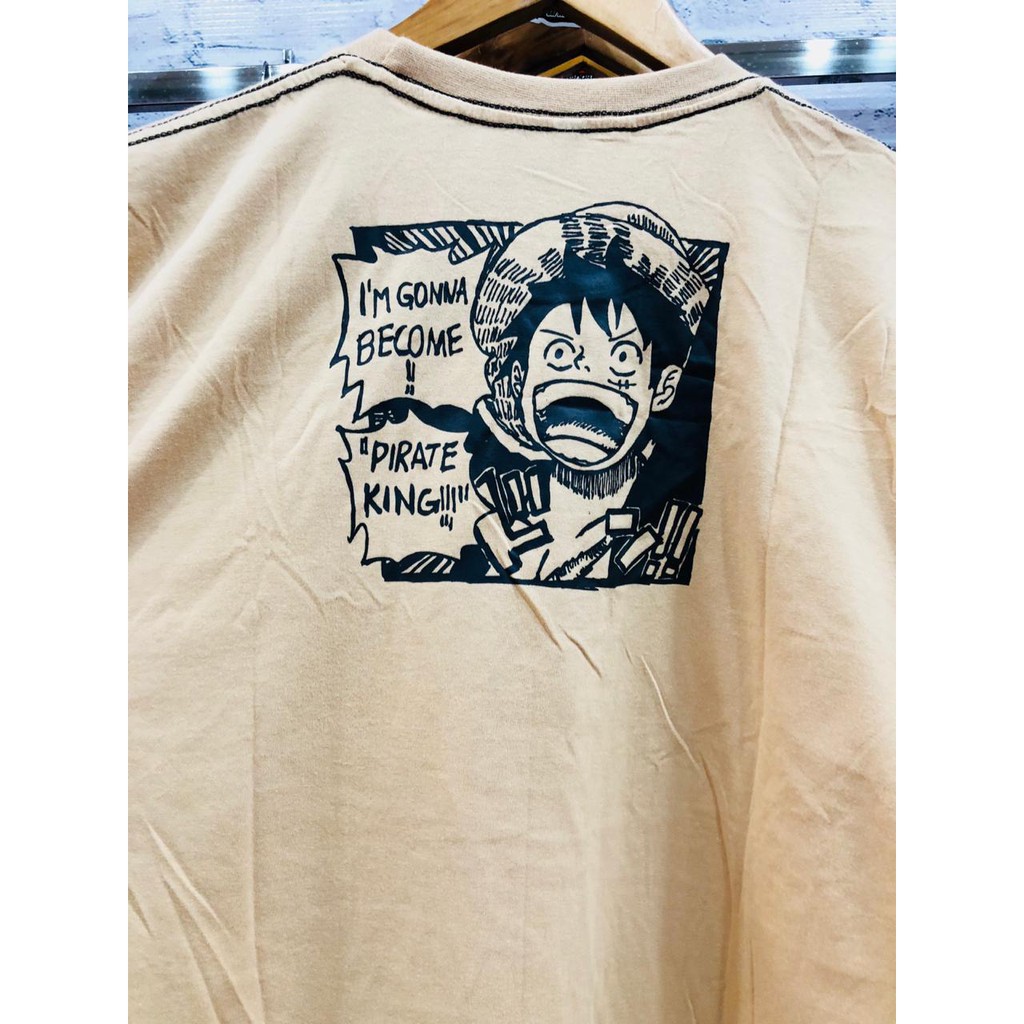 Kaos Luffy wanted Cream 1,5M Berry