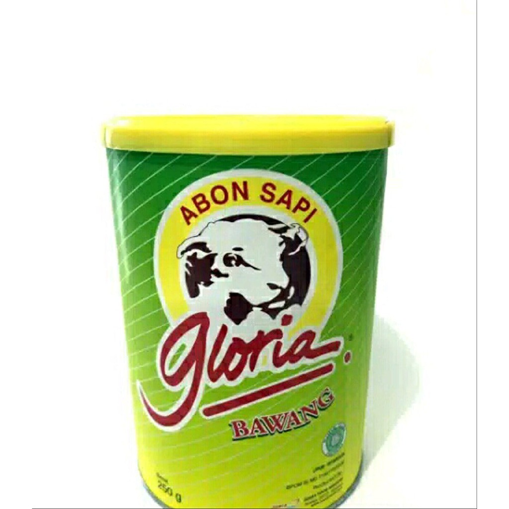 Abon Gloria Kaleng 250g 250gr 250 gram Original / Bawang / Ayam Abon Sapi