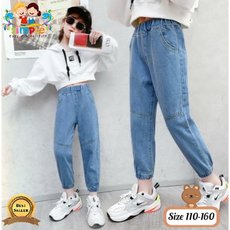 Celana Jeans Anak Perempuan Import Joger Boyfriend #2