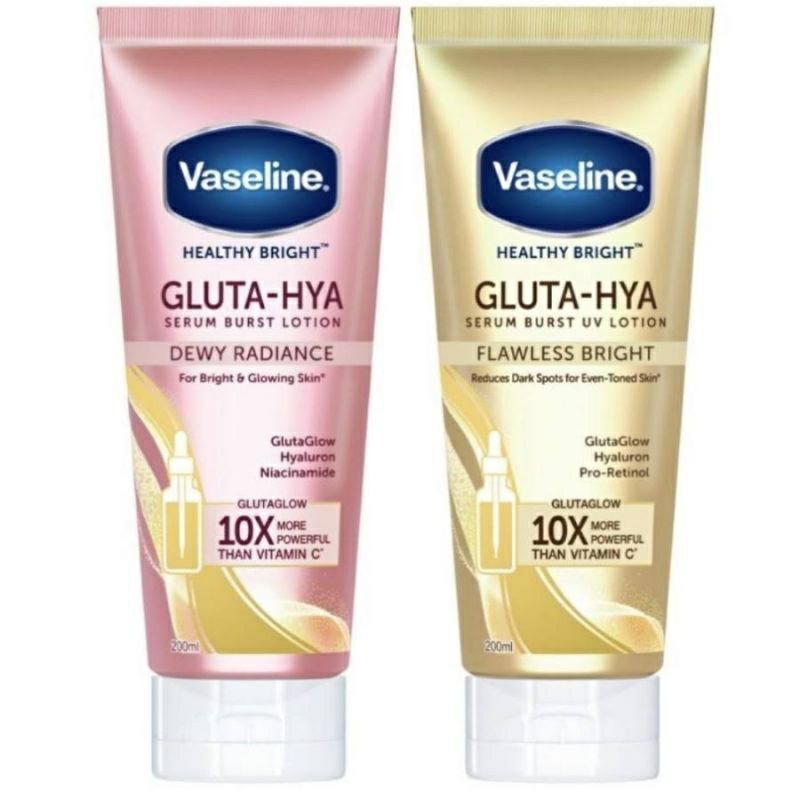 VASELINE Healthy Bright Gluta Hya serum burst UV lotion | Vaseline Gluta Hya