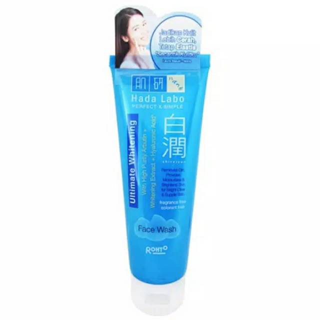 hada labo shirojyun ultimate whitening face wash