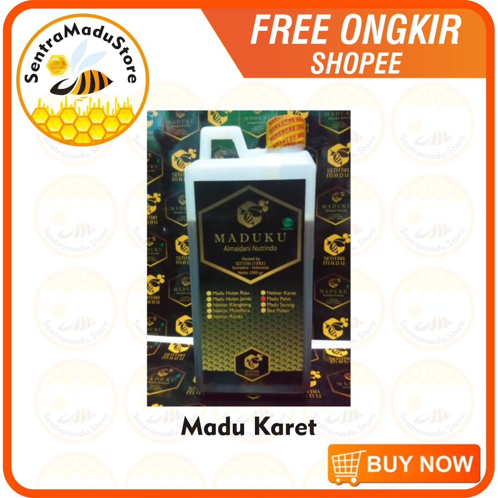 

Madu Asli Nextar Karet Riau / Asli / Murni / Original 1000gr Maduku