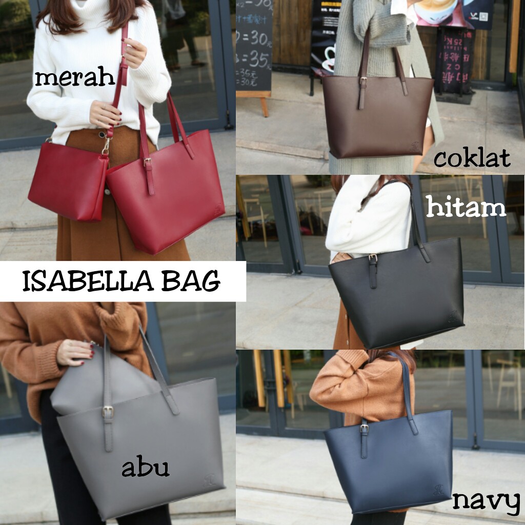 Tas wanita isabella bag handbag cewek korea import