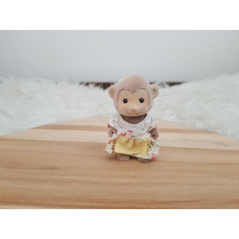 sylvanian monkey sister