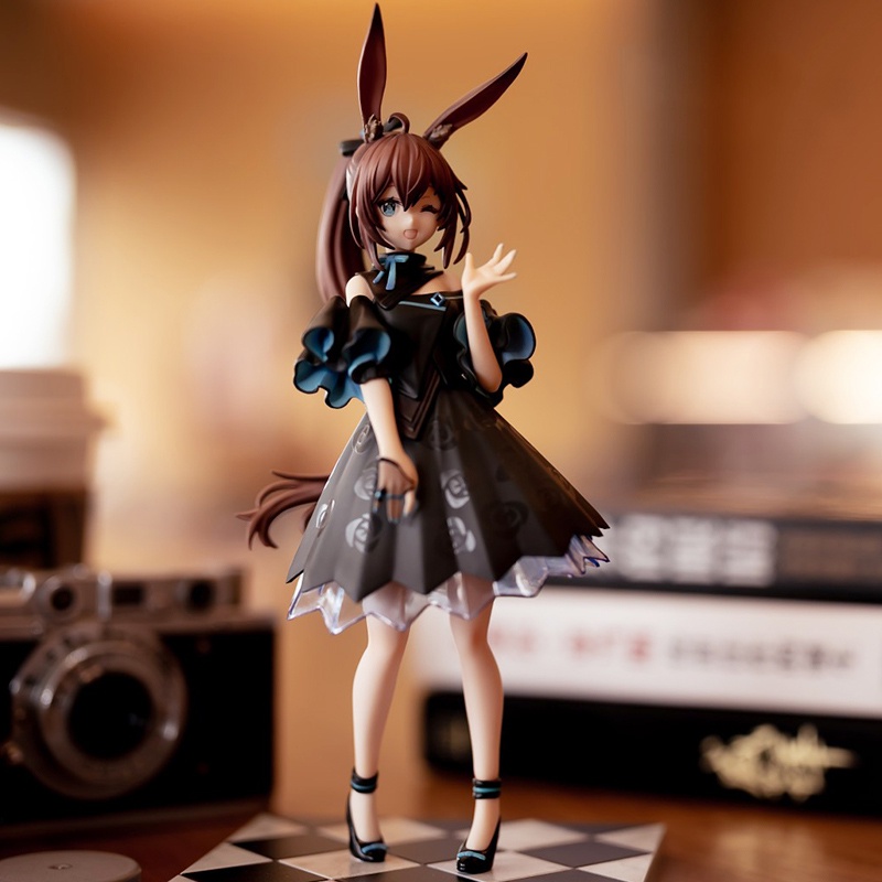 Mainan Action Figure Anime Arknights Amiya bunny girl Bahan PVC Untuk Hadiah