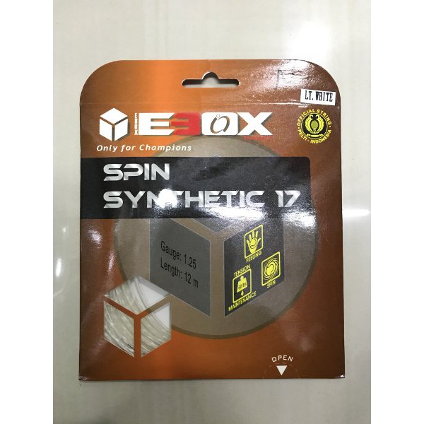 Senar raket tenis ebox spin syntetic 17
