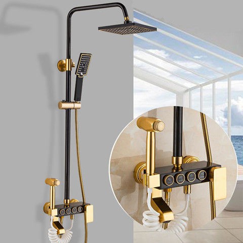 Jual Shower Sower Kamar Mandi Tembaga Import Modern Set Lengkap A LYLY