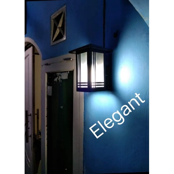 Rumah lampu dinding minimalis black