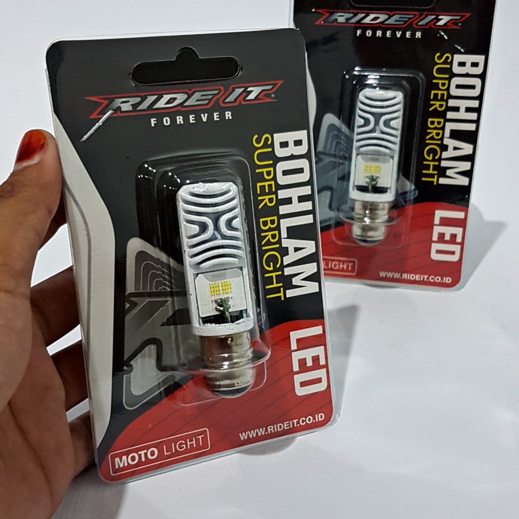Bohlam Led Beat Vario Mio Grand Super Bright Ride It Lampu Dop Led H6 2 Sisi Dop Lampu Motor Bebek-Super Bright Ride It