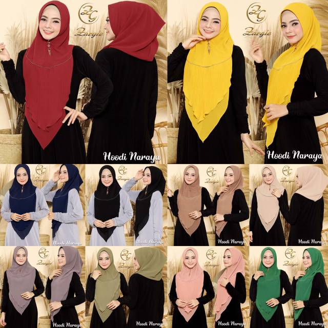 Hoodie Naraya By Zargie Hijab