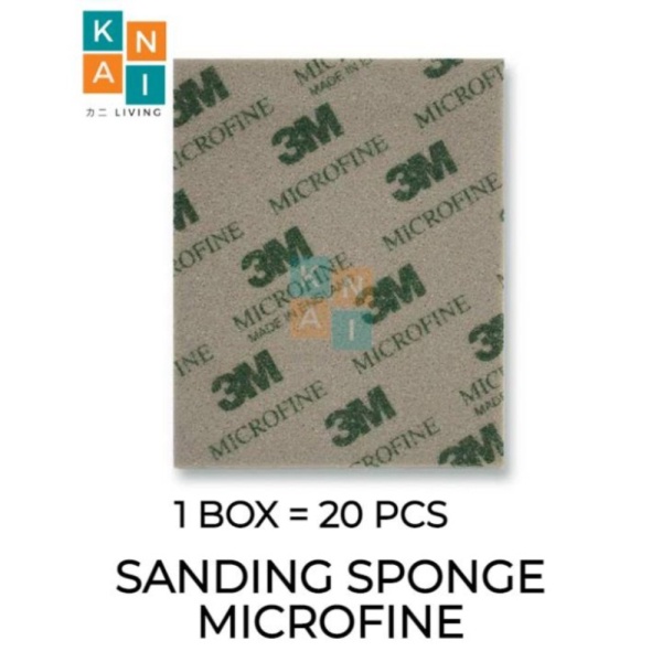 

Dijual 3M Sanding Sponge MicroFine Box 20pcs - 11.5 x 14 cm - Amplas Gundam Diskon