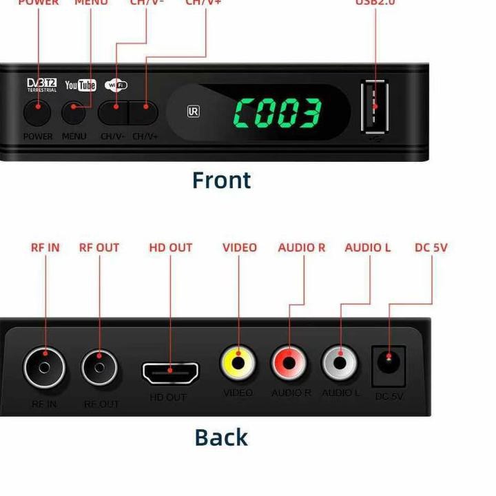 STB DVBT DVB T2 SET TOP BOX SKYBOX SKY BOX SKYBOK SKY BOK PENERIMA SIARAN TV DIGITAL
