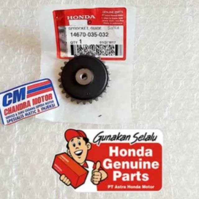 Gear Gigi Pompa Oli Grand Supra Supra Fit Legenda Revo 100 Win Asli HONDA AHM 14670-035-032