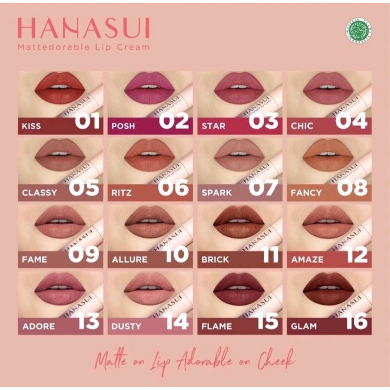 HANASUI LIPCREAM MATTEEDORABLE