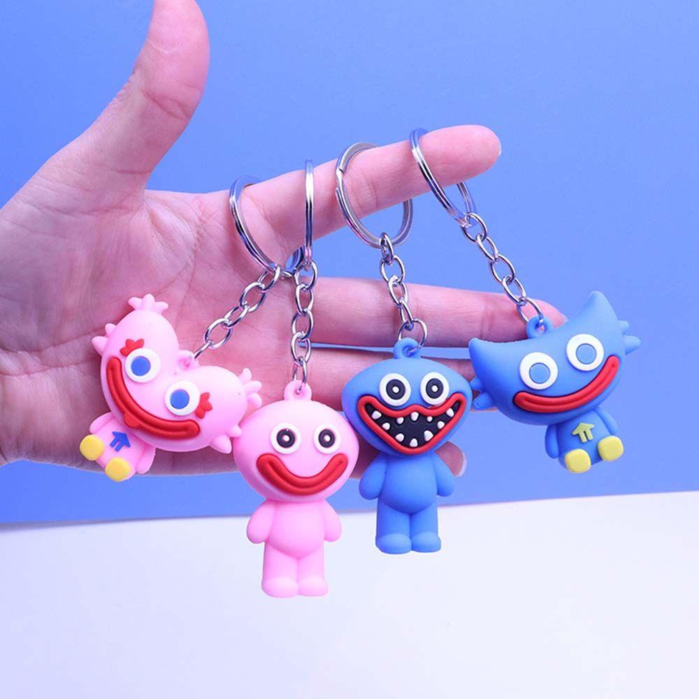 Needway   Wuggy Gantungan Kunci Huggy Anime Animasi Peripheral Anime Mainan Perhiasan Wuggy Key Ring