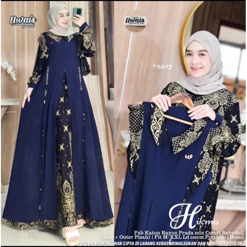 Hikma Dress By Uwais hijab clothing