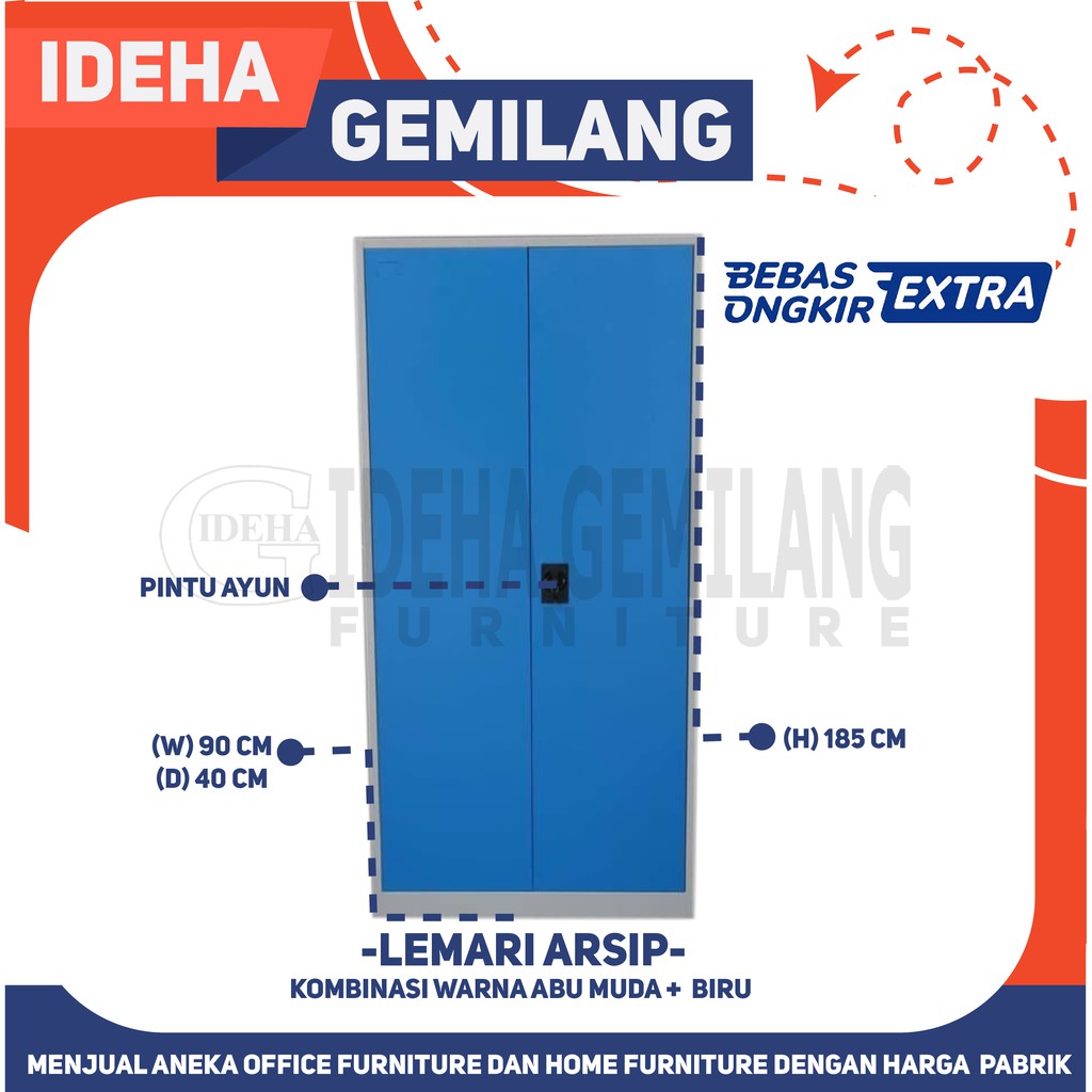 Lemari Arsip Pintu model Ayun