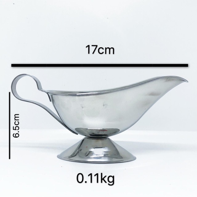 Sauce boat 5oz Tempat saos kecap sauce dish stainless steel