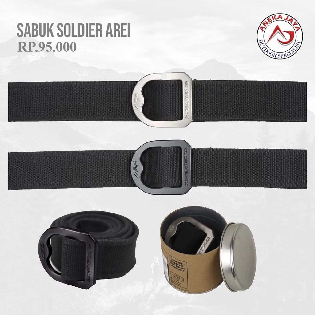 IKAT PINGGANG AREI SOLDIER V2 / SABUK AREI