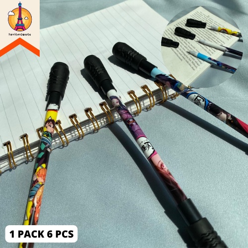 

Pulpen Gel Pen Magnet Putar Demon Slayer Paket 6 Pcs Pen Gel Karakter Demon Slayer Terbaru Spinning Pen Gel Import Funny Fancy Stuff Best Gift Stationery For School Alat Tulis Kantor Sekolah Ready Grosir Kado Ulang Tahun READY COD