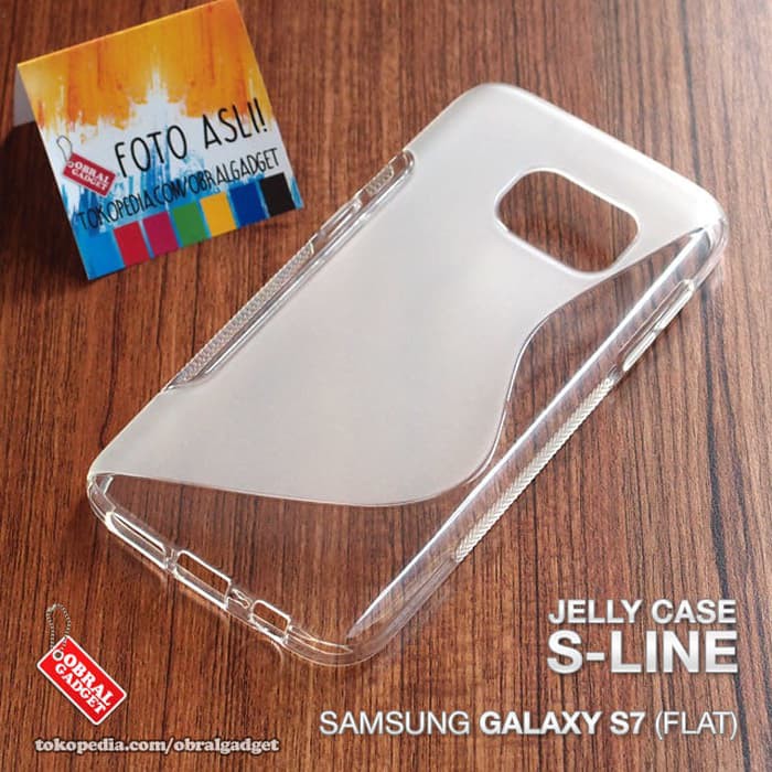 Soft Jelly Case Samsung Galaxy S7 Flat Softcase Silicon Silikon Casing