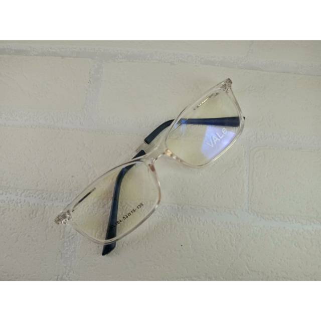 【COD】Kacamata Minus VALE Kotak Transparan Fashion Pria Wanita | Paket kacamata plus minus cyl