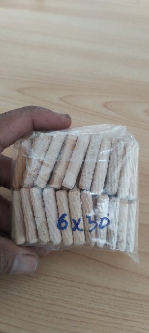 Dowel Kayu Uk. 6mm X 30mm