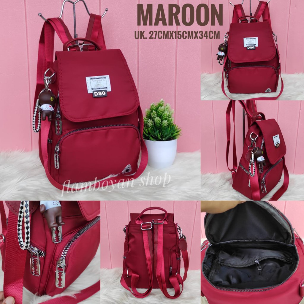 RANSEL WANITA IMPORT DSQ 2IN1 12#