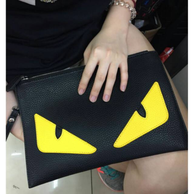 fendi monster clutch