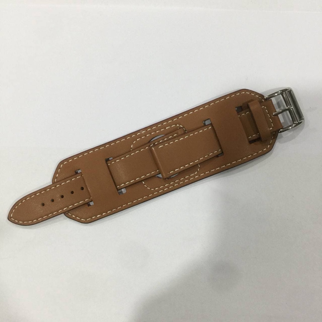 Premium Snowy Strap Leather Synthetic 20mm - Strap Kulit 20mm