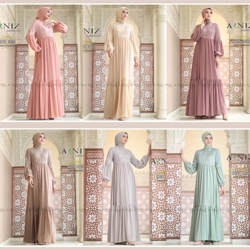 Gamis Nadya Set By Arniz Collectiom