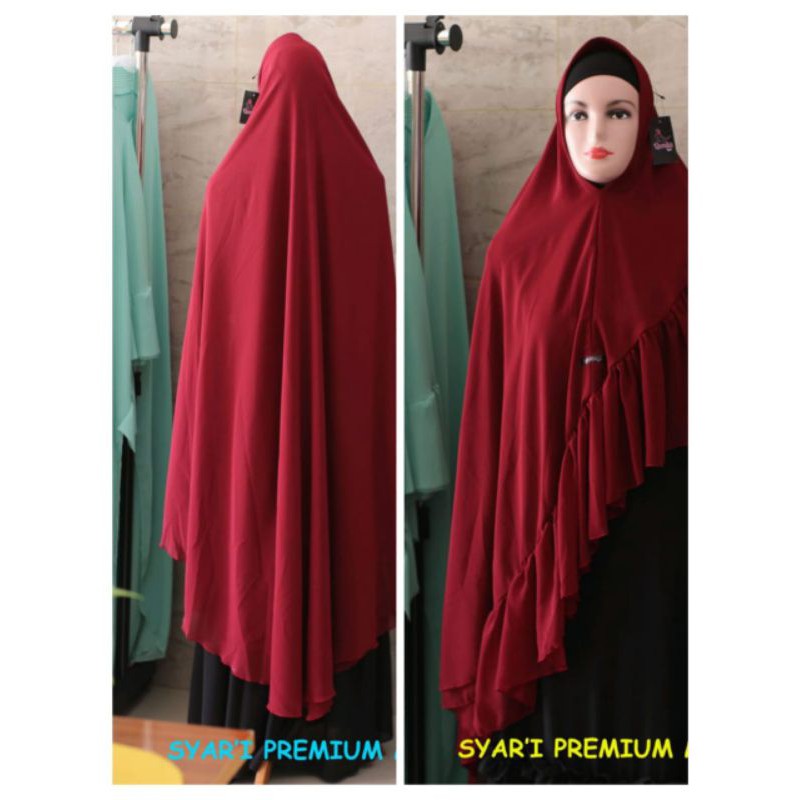 Jilbab khimar Syar'i Instant Premium