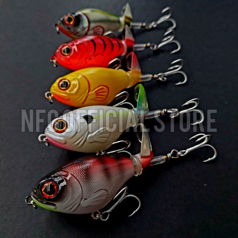 Mini Whopper Plopper 7,5 cm 17 gram Hook 4X STRONG Best Killer Action