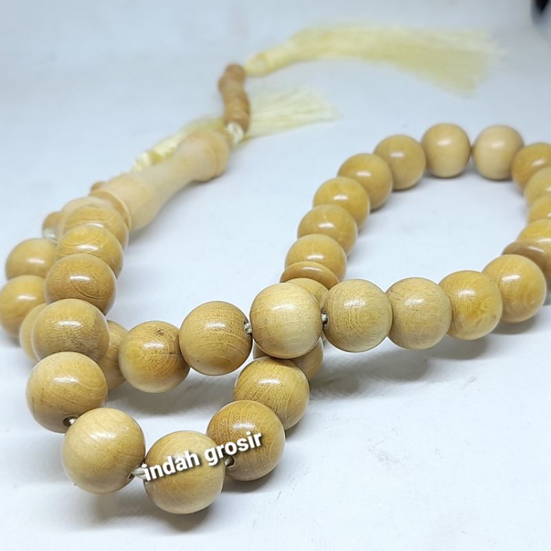 TASBIH KAYU KEMUNING MAS 12MM 33BUTIR