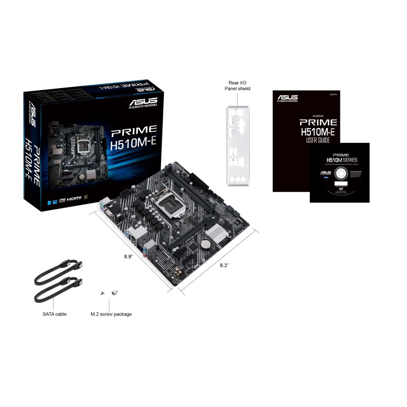 Motherboard Asus PRIME H510M-E m-ATX LGA1200 HDMI DP D-Sub - ASUS H510ME