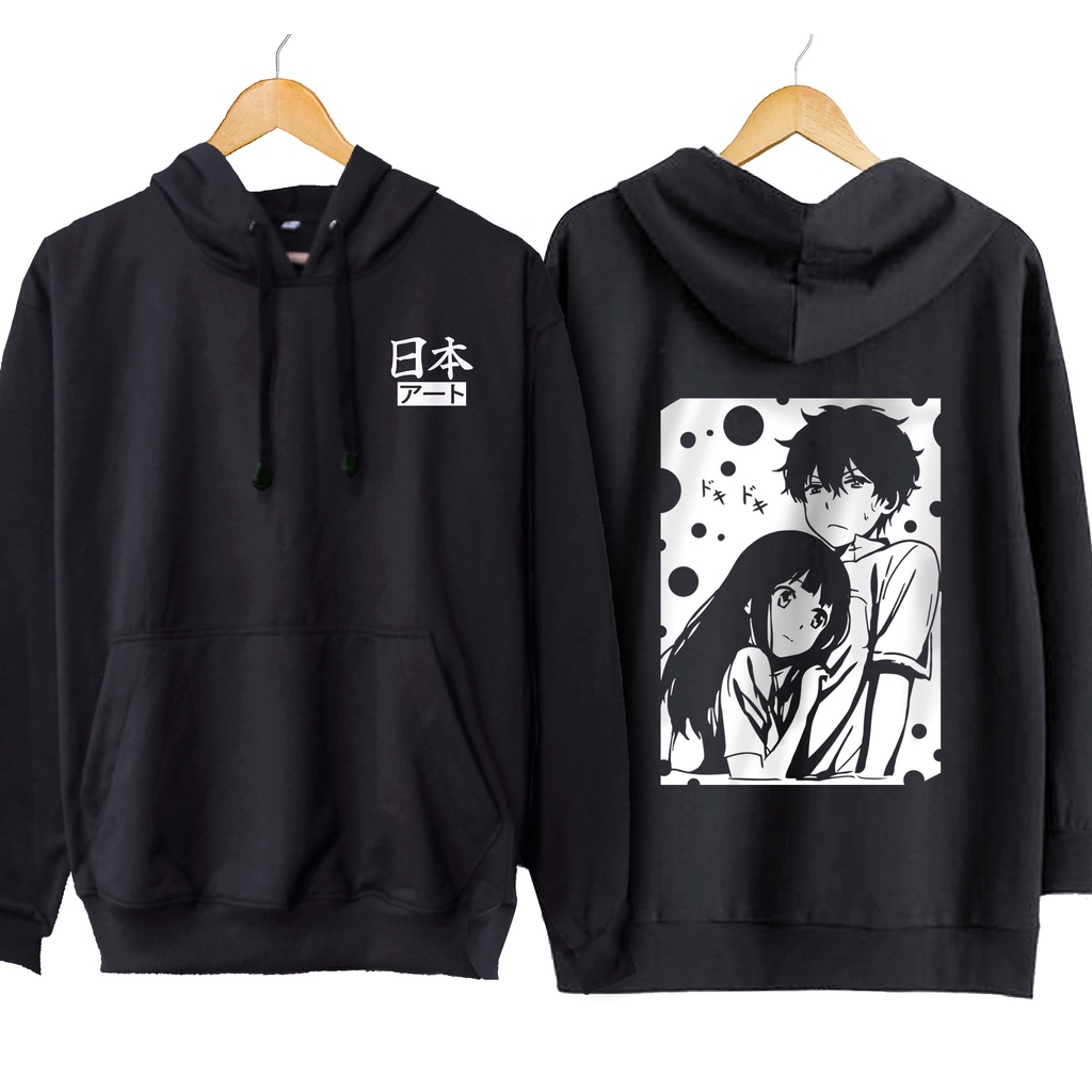 Jaket hoodie jumper anime OREKI CHITANDA - HYOUKA material cotton fleece
