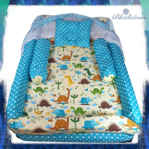Kasur Bayi Kelambu anak - Set Kolam - Dino