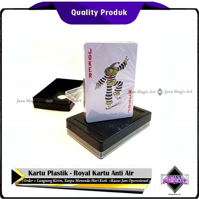 KARTU PLASTIK REMI - POKER-REMI BAHAN PLASTIK - JAVA MAGIC ART GROSIR