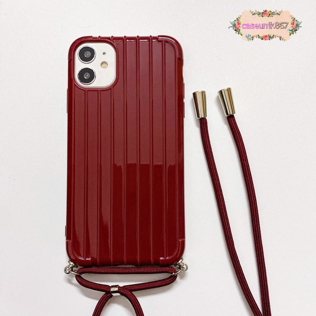 SOFTCASE KOPER SLINGCASE LANYARD REALME 7I C17 C11 C12 C15 NARZO 20 CS3027