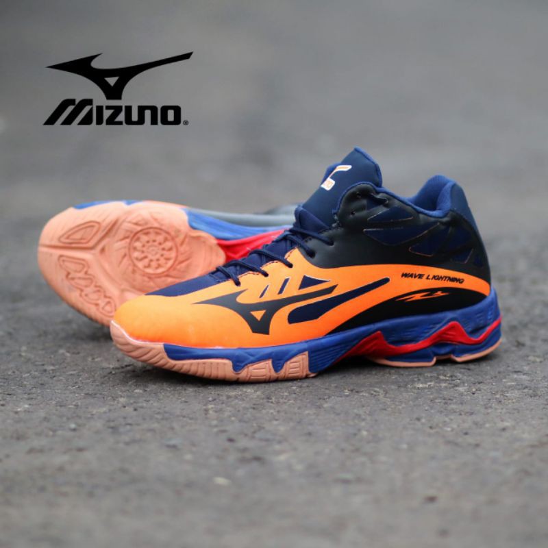 Sepatu Sport Pria Terbaru Mizuno Wife Lighthing Volley Ball Olahraga Outdoor