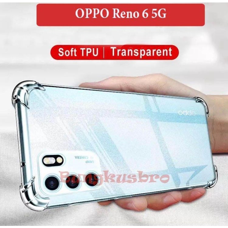 OPPO RENO 6 4G SOFT CASE ULTRA CLEAR Casing Transparan OPPO RENO 6 4G
