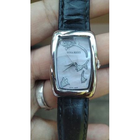 jam nina ricci swiss made second bekas orginal