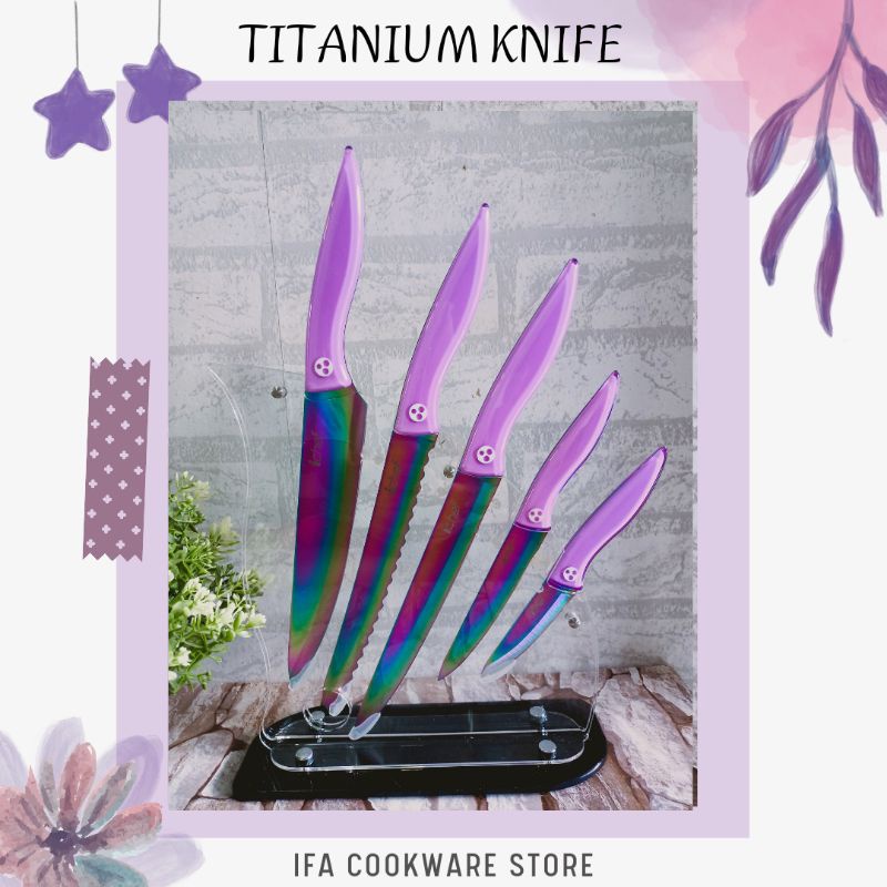 PISAU TITANIUM 6PCS  IFA COOKWARE