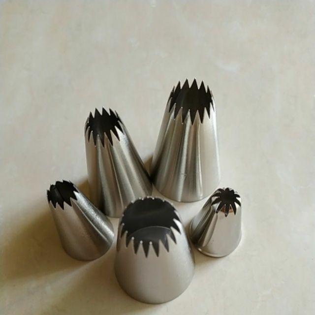Weijiao Ujung Mulut Pipa Icing Bahan Stainless Steel Untuk Dekorasi Kue Id