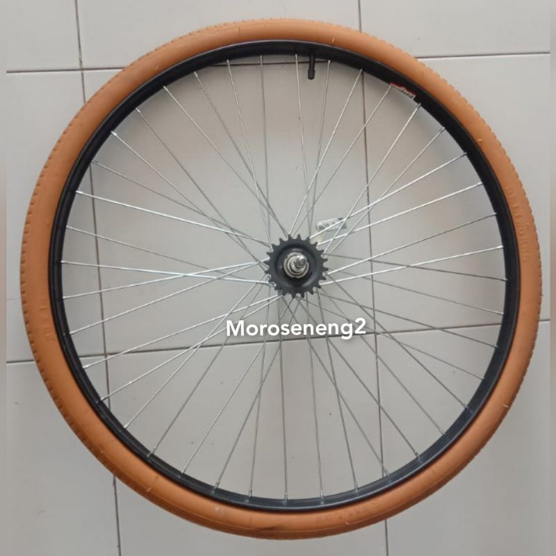 Custom Velg Set Belakang Sepeda 28 Perang Unta Brong Dengan Bos Torpedo Ali Lubang 40
