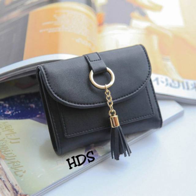 Dompet Wanita Mini Pendek Kecil Lipat Simple Wallet / Dompet mini ring rumbay ngambay