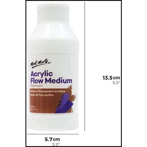 

Mont Marte Premium Acrylic Flow Medium 250Ml
