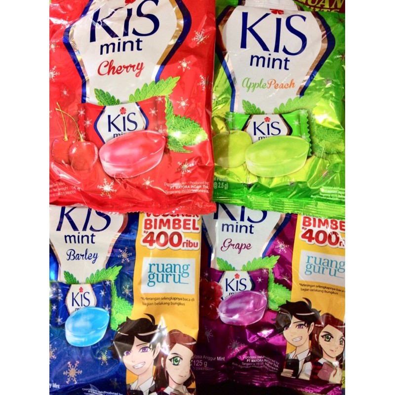 

KIS MINT / PERMEN KISS MINT 4 RASA 125gram