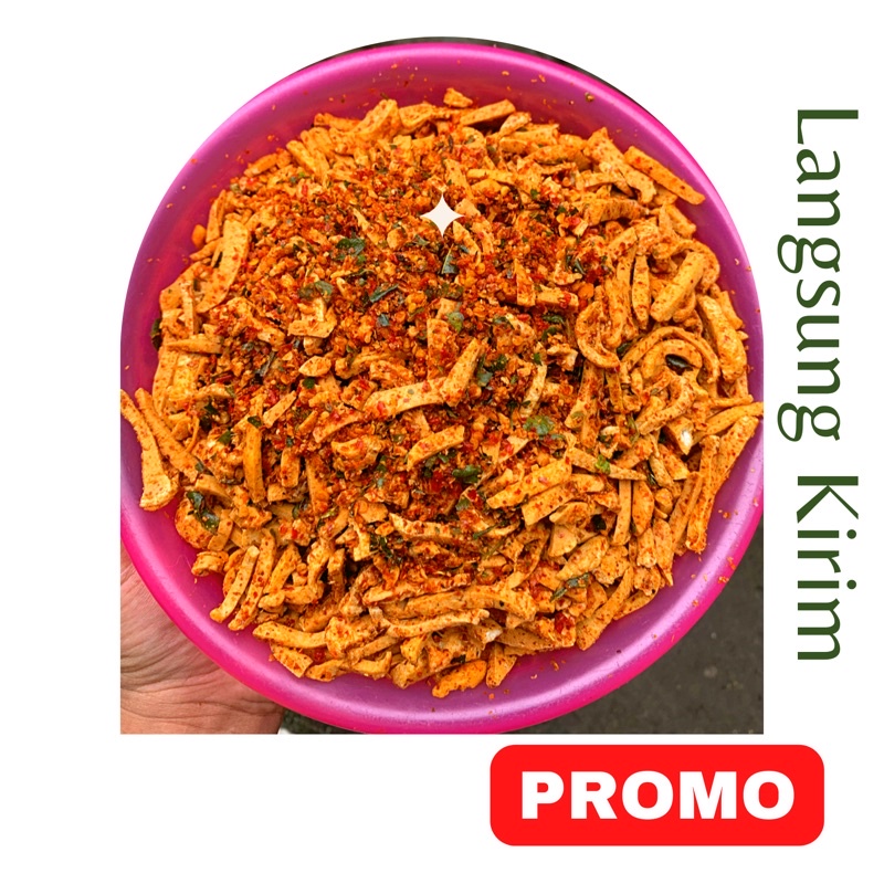 

HARGA MIRING Basreng Pedas Daun Jeruk 85g EMBUN SNACK